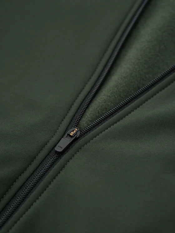 Fusion Men’s Thermal Cycling Jersey Bos Groen – Heren Fleece Fietsshirt