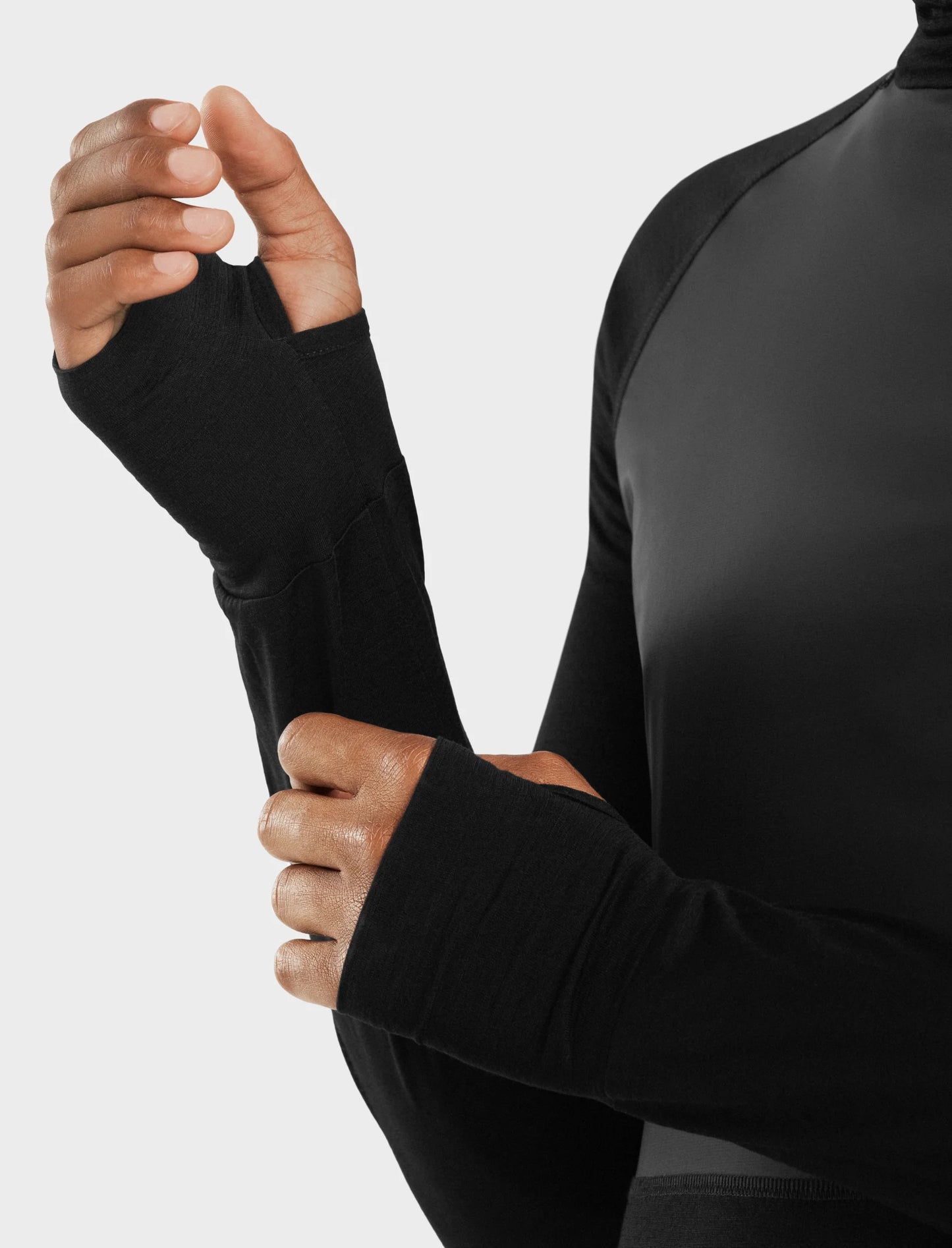 Siroko SRX Denali – Heren windbreaker basislaag (zwart)