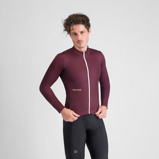 Sportful CLASSIC THERMAL JERSEY deep bordeaux