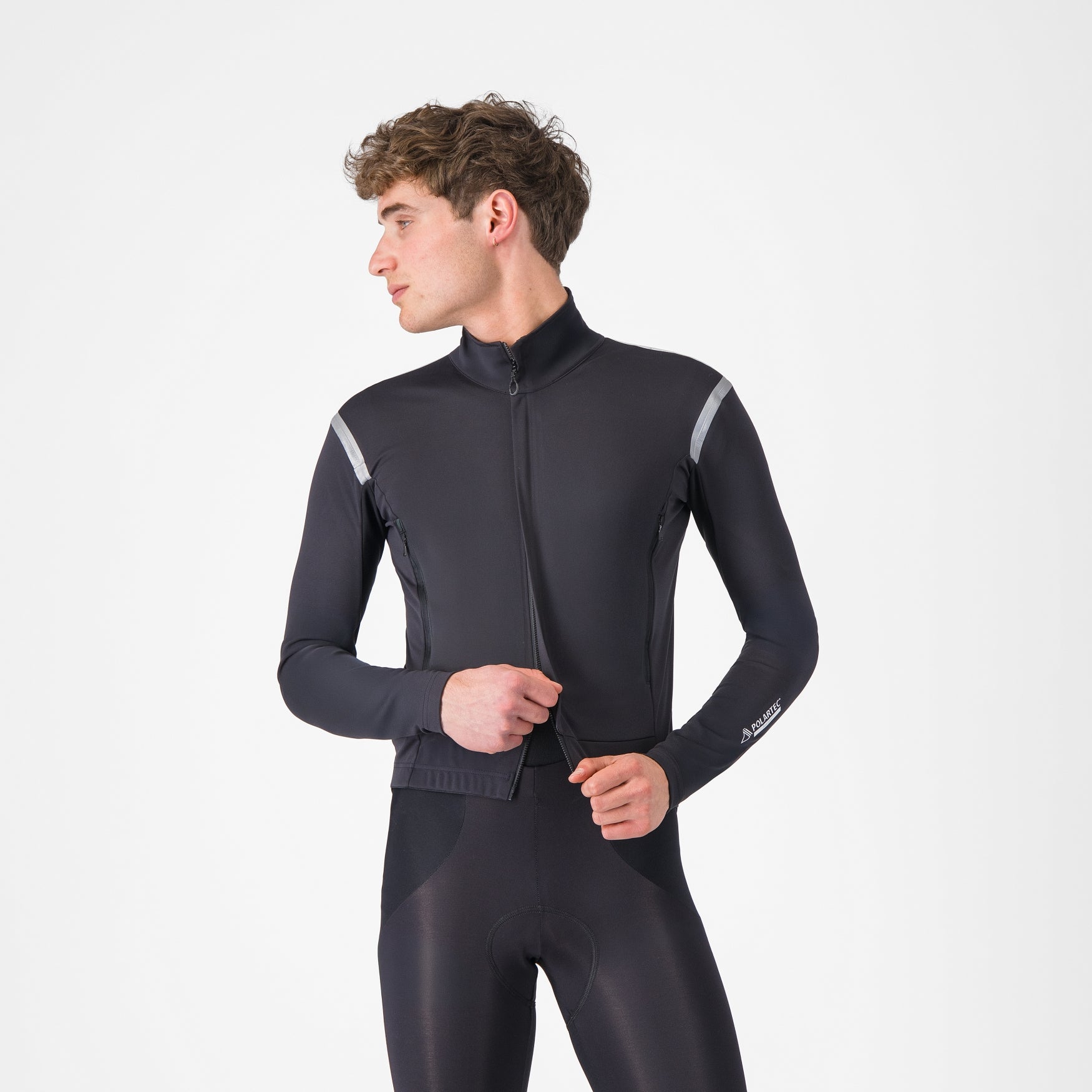 Castelli PERFETTO RoS 3 JACKET LIGHT BLACK/SILVER REFLEX