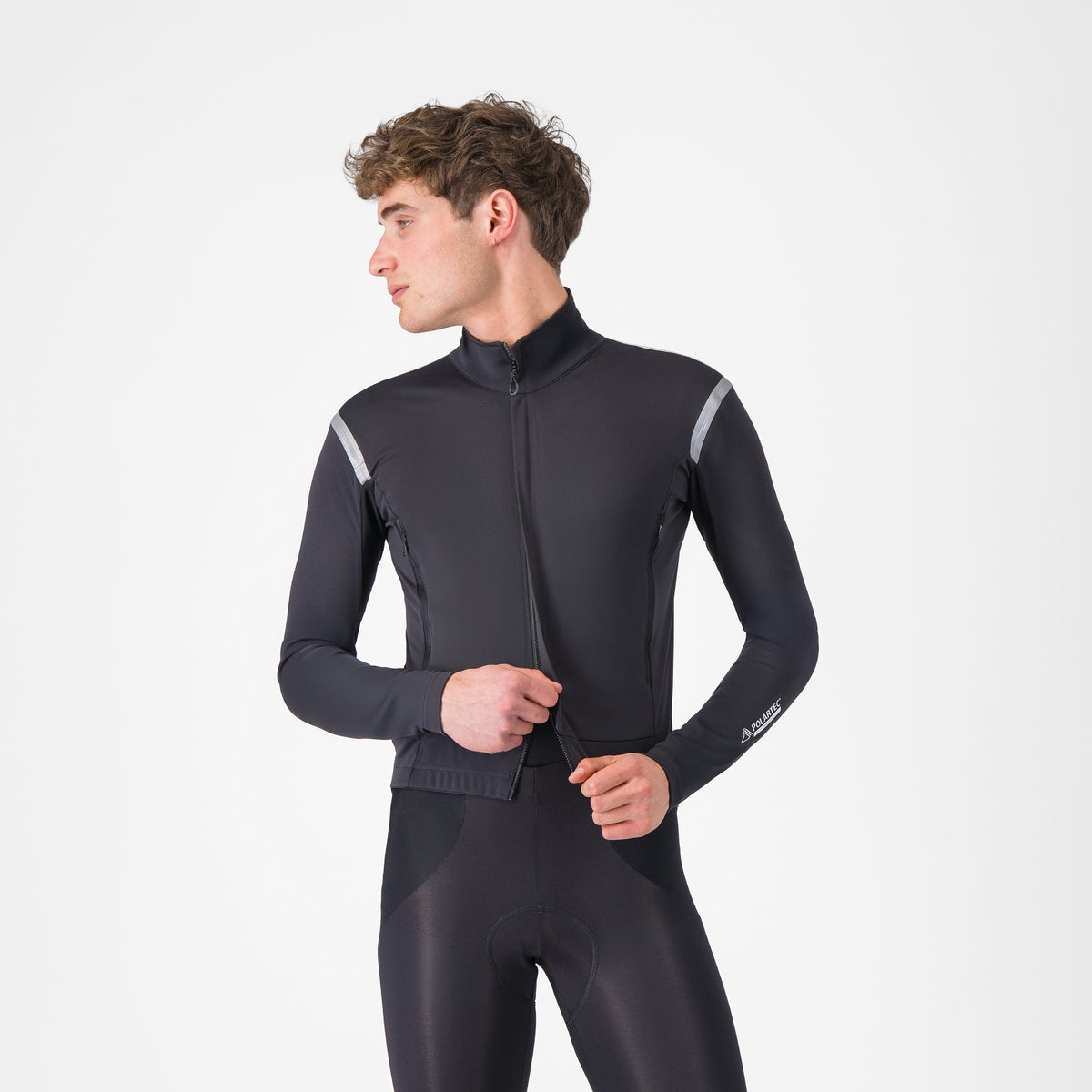 Castelli PERFETTO RoS 3 JACKET LIGHT BLACK/SILVER REFLEX