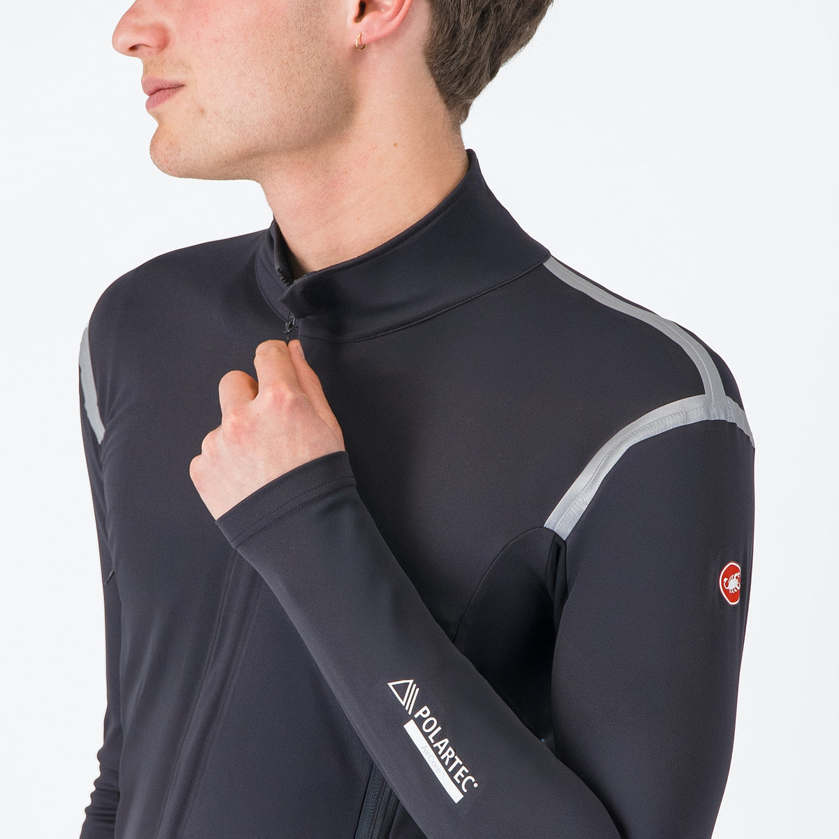 Castelli PERFETTO RoS 3 JACKET LIGHT BLACK/SILVER REFLEX