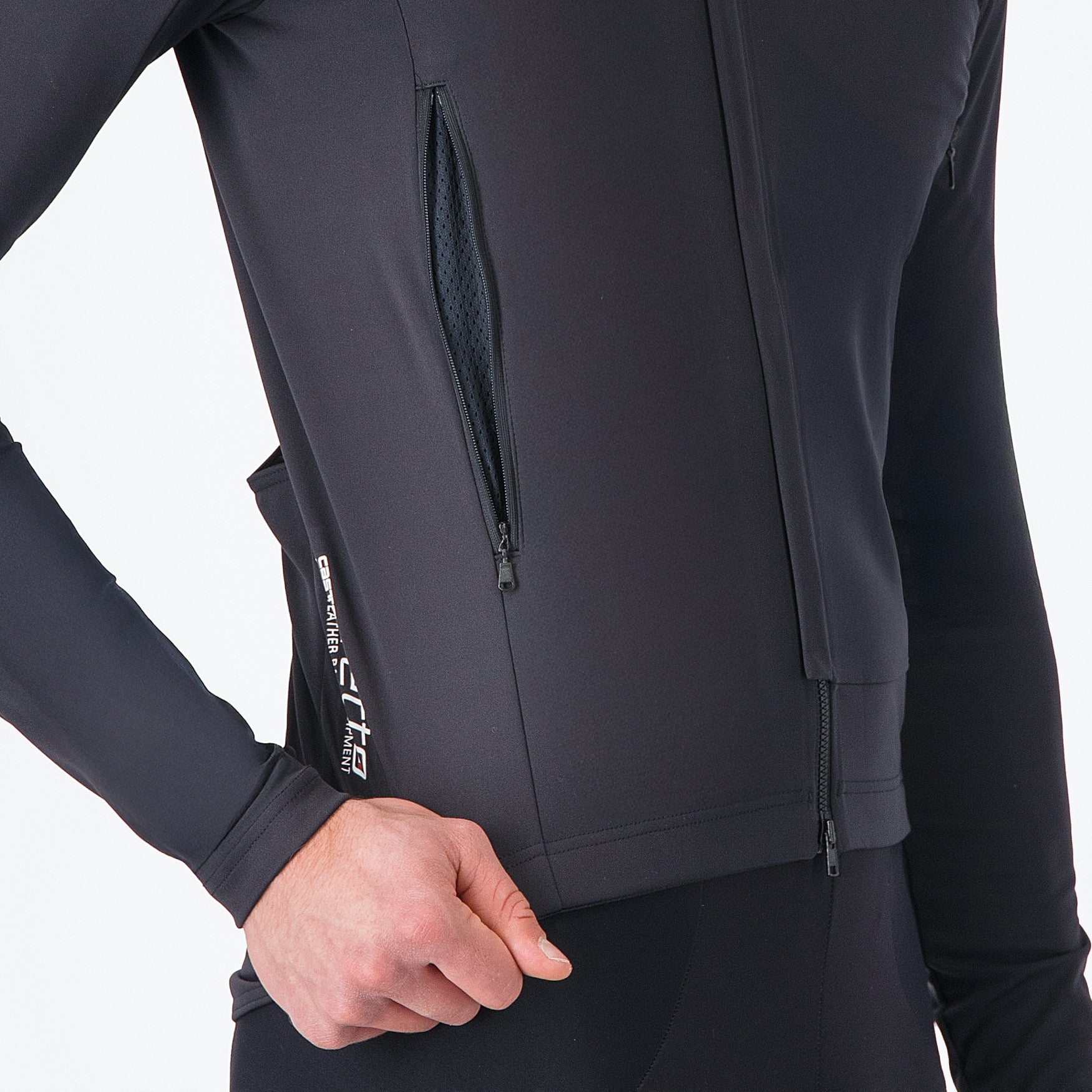 Castelli PERFETTO RoS 3 JACKET LIGHT BLACK/SILVER REFLEX