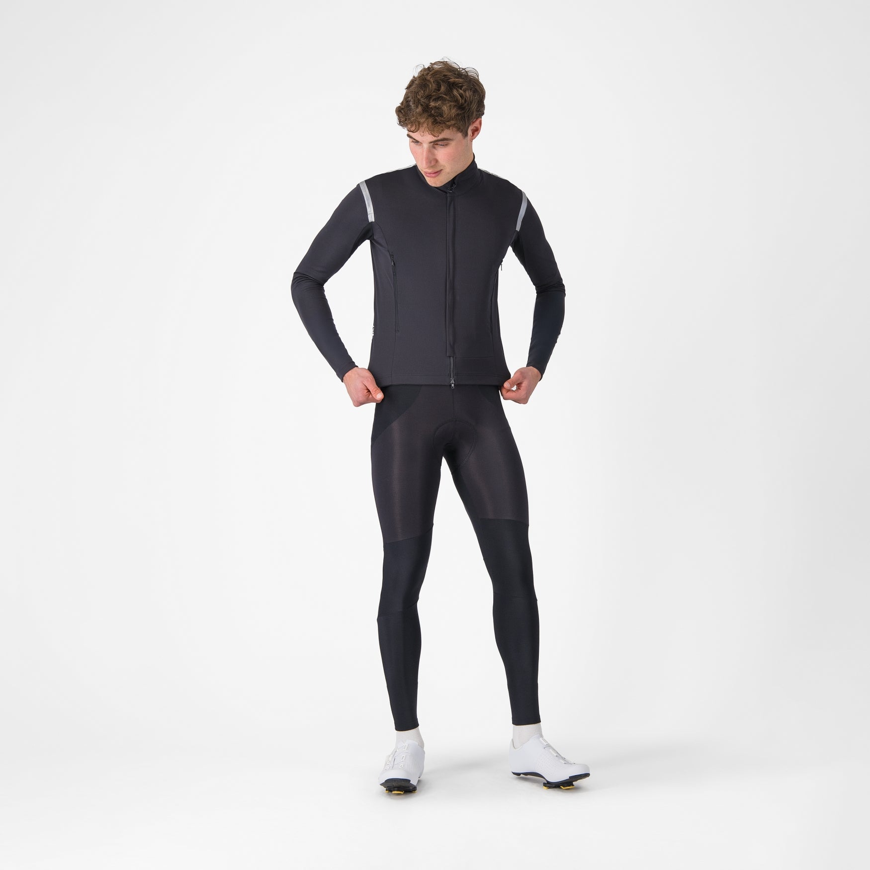 Castelli PERFETTO RoS 3 JACKET LIGHT BLACK/SILVER REFLEX