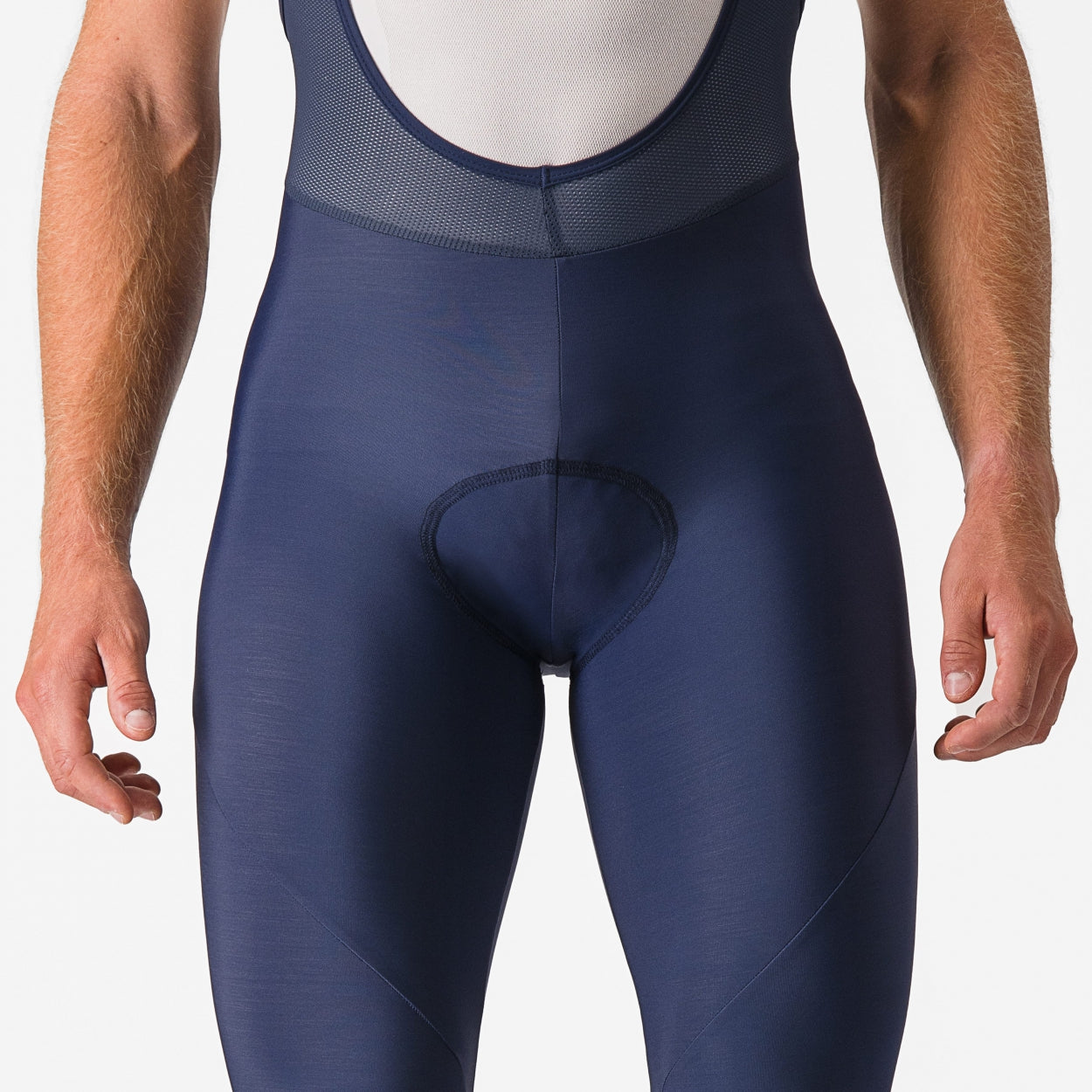 Castelli Entrata Bibtight lange fietsbroek blauw heren