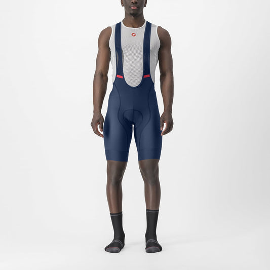 Castelli Competizione Bibshort heren fietsbroek blauw