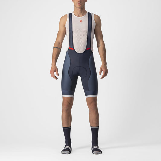 Castelli Competizione kit Bibshort heren fietsbroek blauw