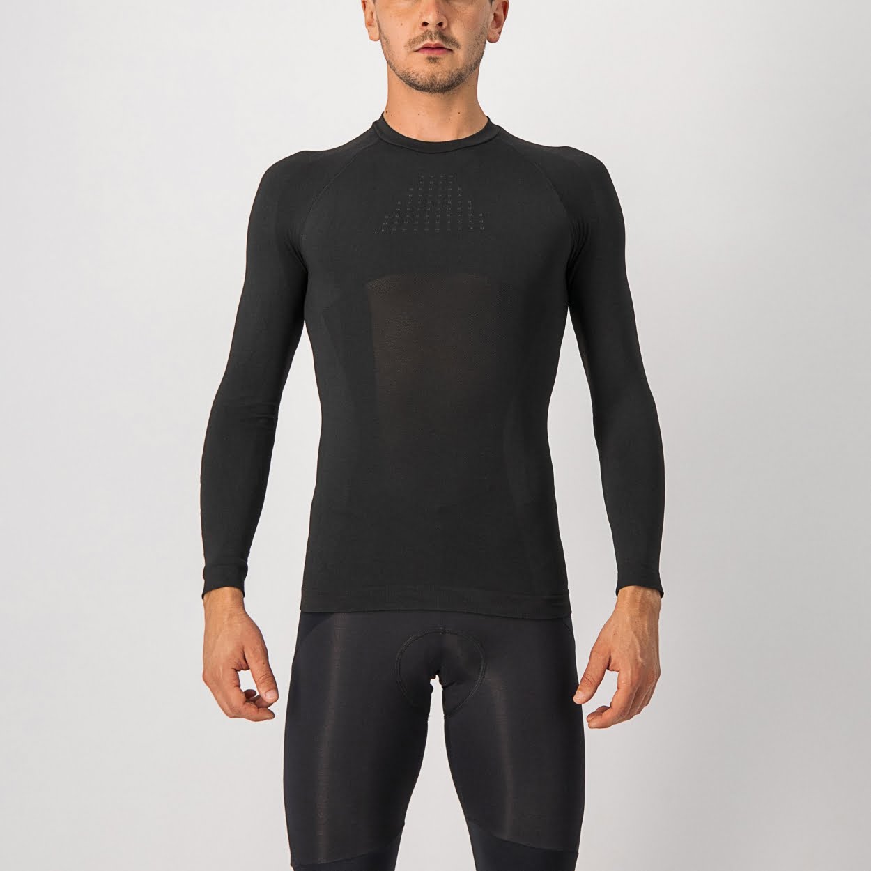 Castelli Core Seamless Base Layer LS ondershirt heren lange mouwen zwart