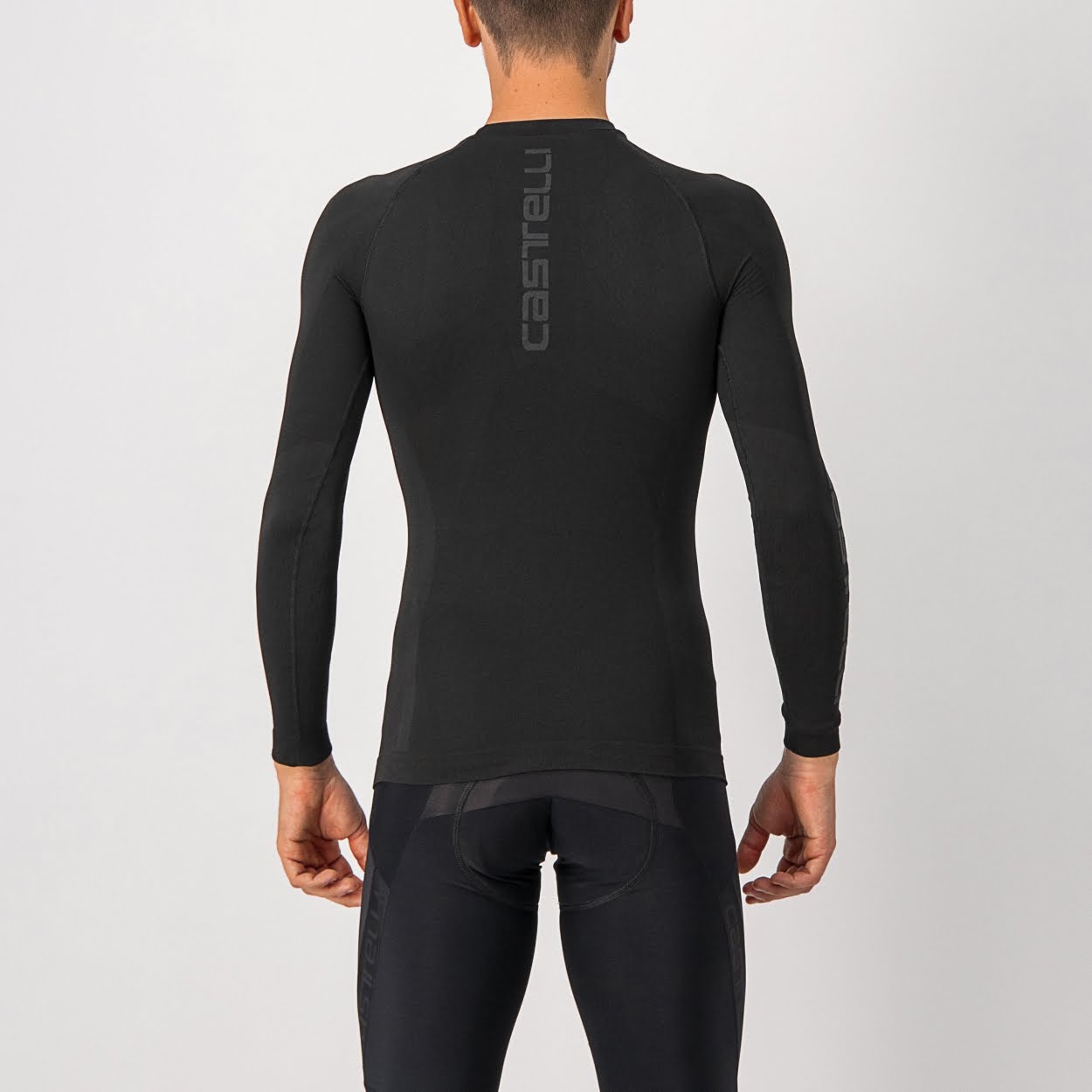 Castelli Core Seamless Base Layer LS ondershirt heren lange mouwen zwart