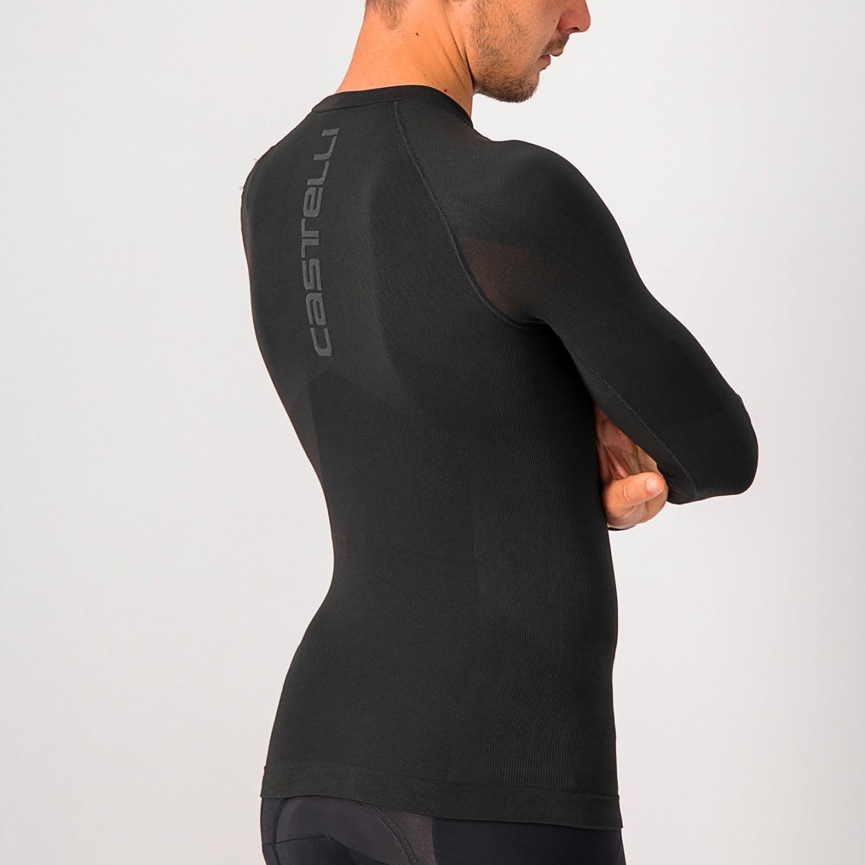 Castelli Core Seamless Base Layer LS ondershirt heren lange mouwen zwart