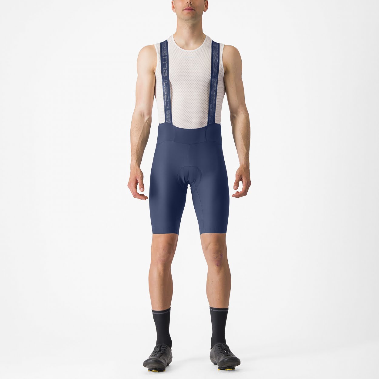 Castelli Espresso Bibshort heren fietsbroek Belgian Blue