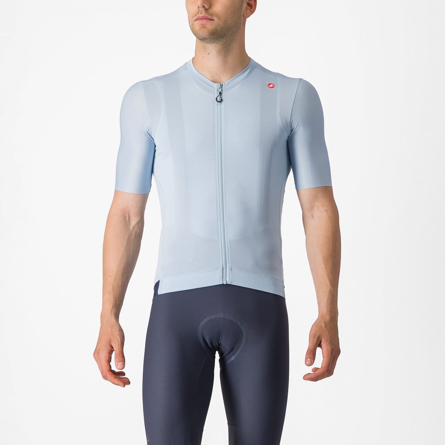 Castelli Espresso Jersey heren fietsshirt lichtblauw