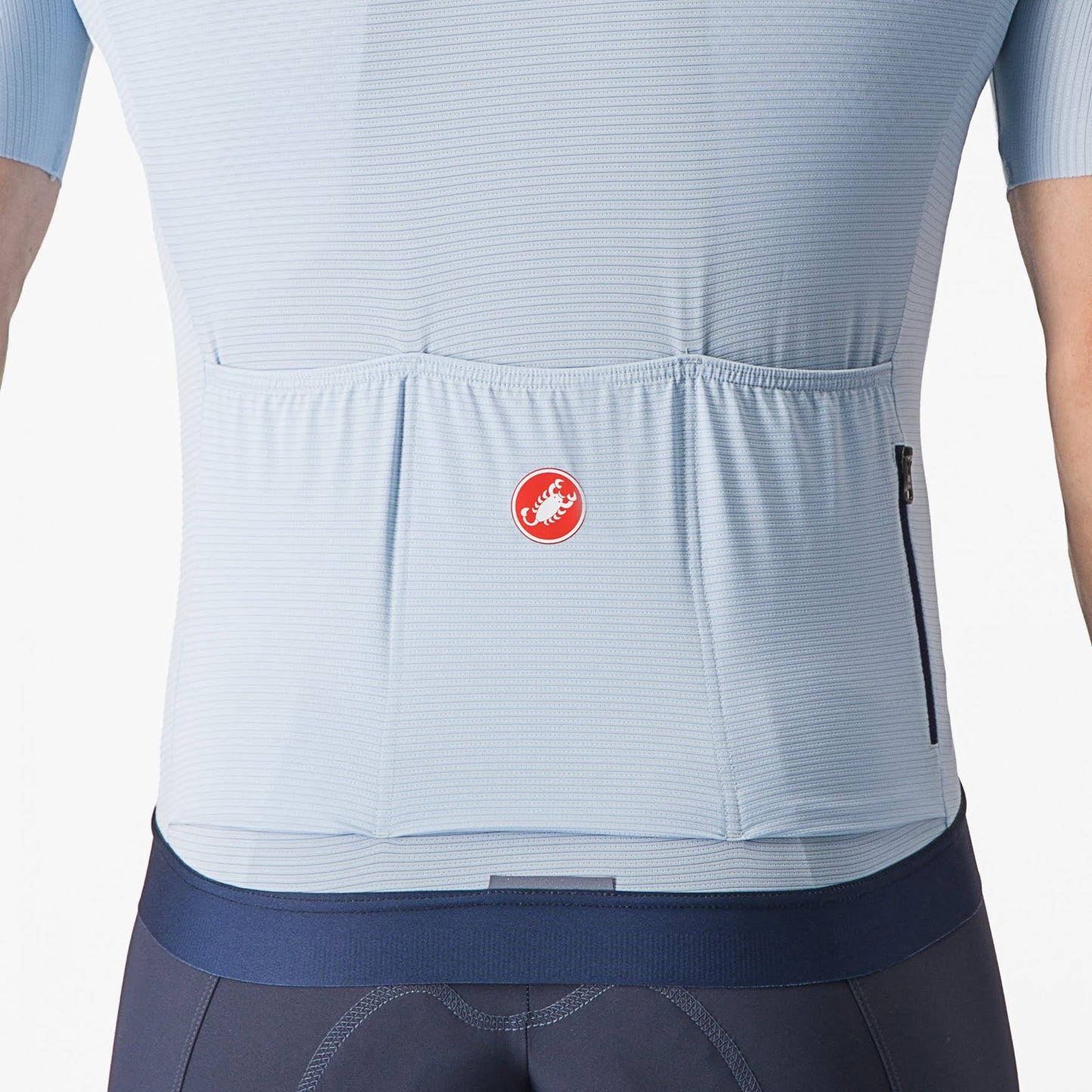 Castelli Espresso Jersey heren fietsshirt lichtblauw