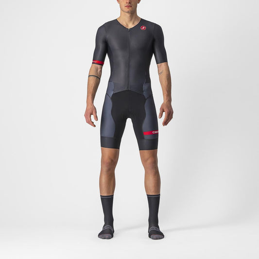 Castelli Free Sanremo SS Trisuit korte mouw zwart