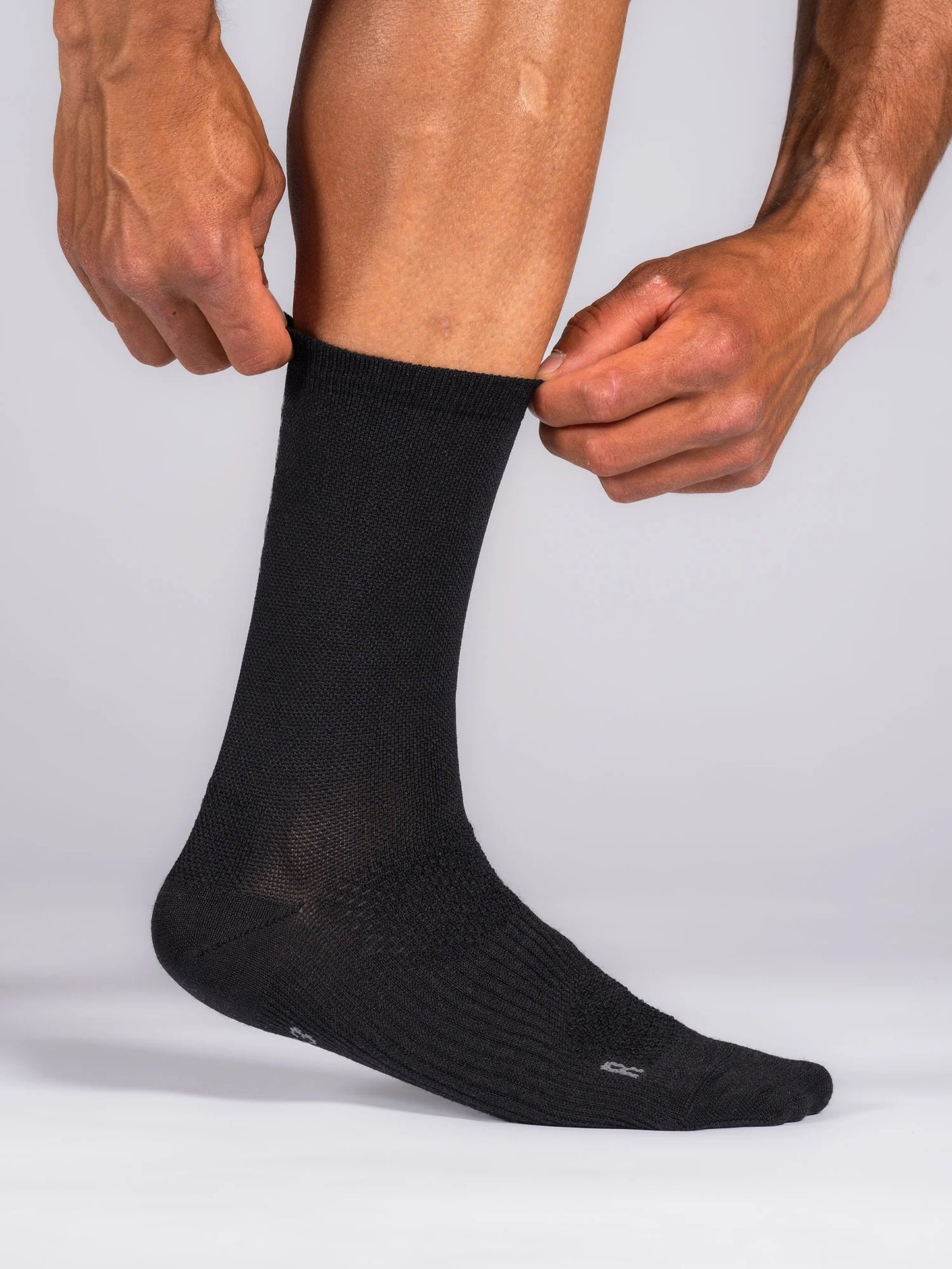 Fusion Cycling Sock Merino fietssokken zwart