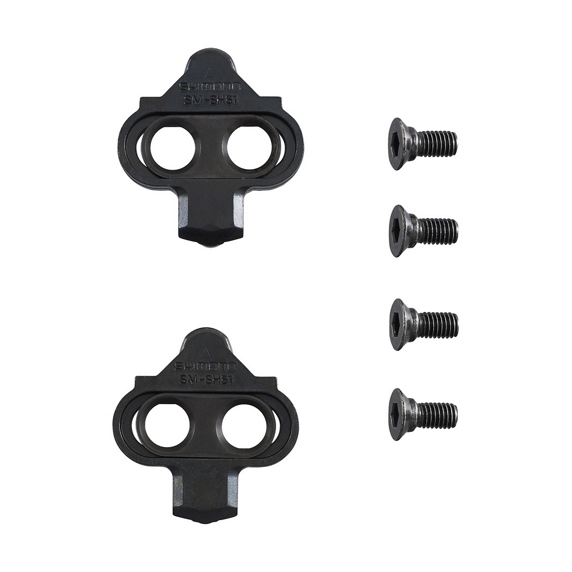 Shimano SH51 Schoenplaatjes SPD - Zwart - Enkelvoudige Uitklik