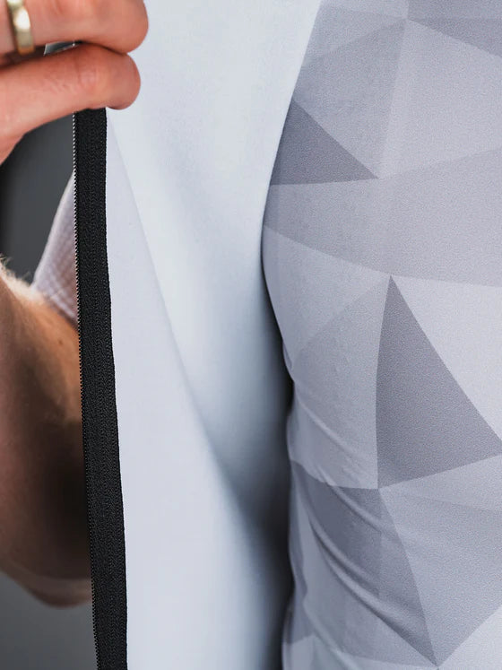 Fusion Men’s TEMPO! Cycling Vest Donkergrijs – Heren Fleece Fietsvest