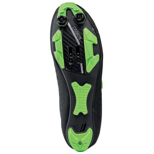 Northwave Rebel 2 fietsschoenen - Zwart/groen fluo