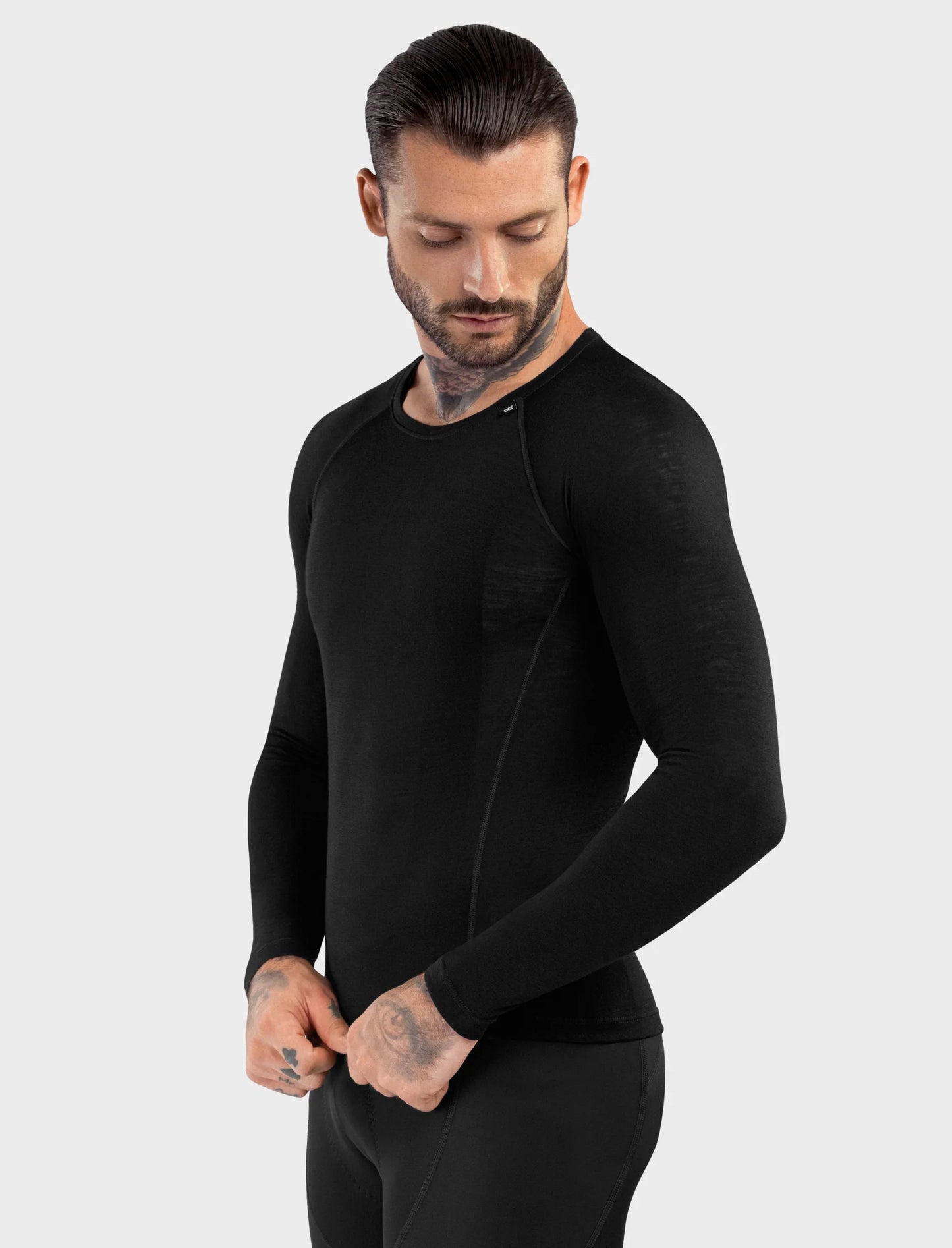 Siroko SRX Typhoon – Heren basislaag lange mouw (zwart)