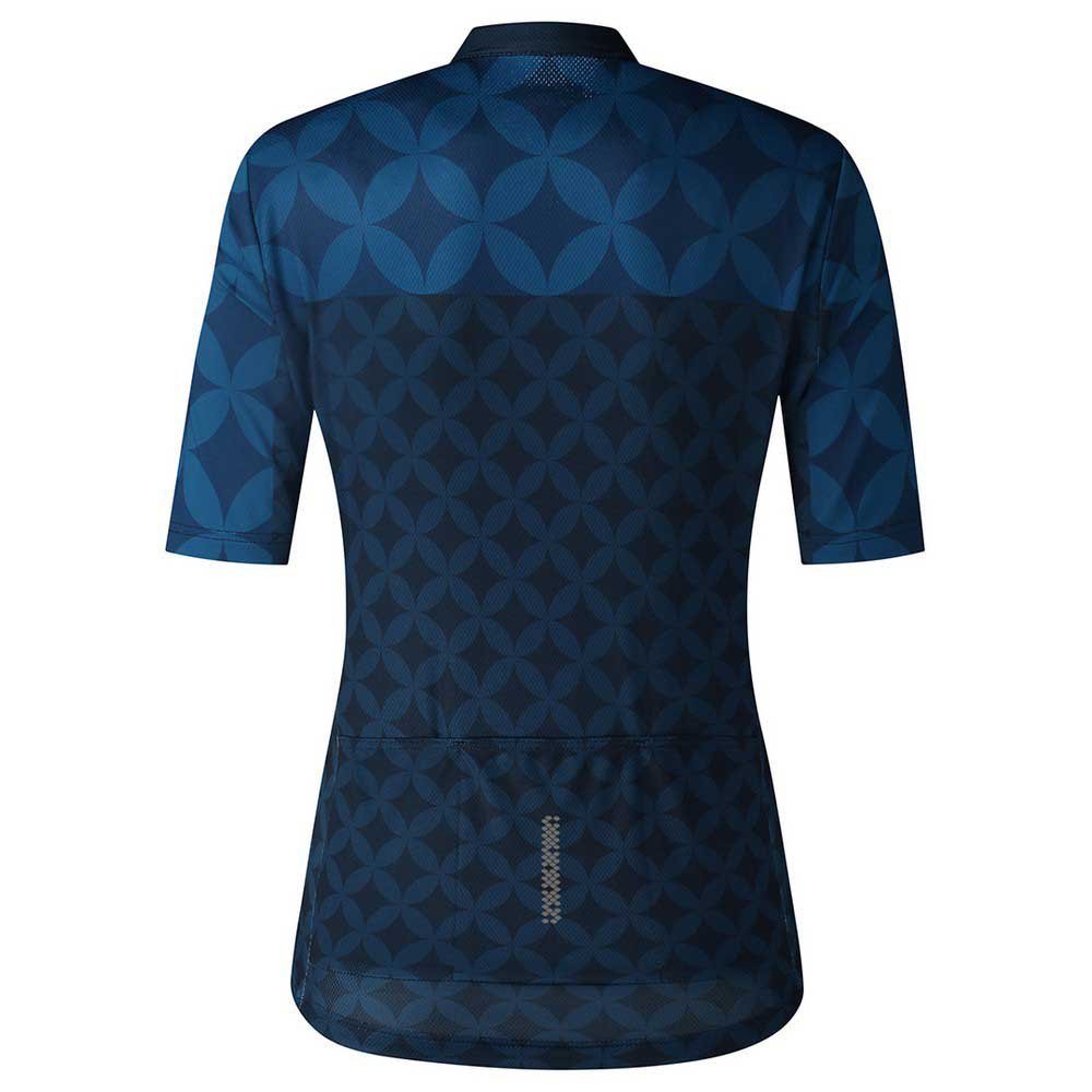 Shimano Mizuki jersey dames fietsshirt blauw