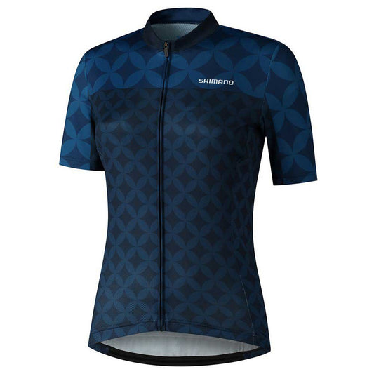 Shimano Mizuki jersey dames fietsshirt blauw