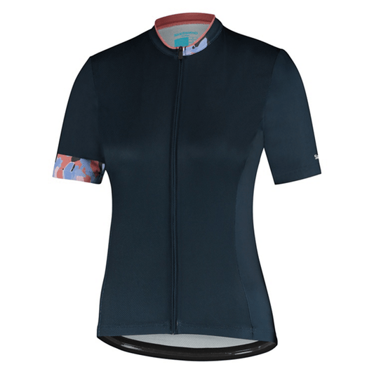 Shimano Mizuki jersey dames fietsshirt donker blauw