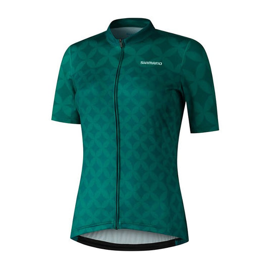 Shimano Mizuki jersey dames fietsshirt groen