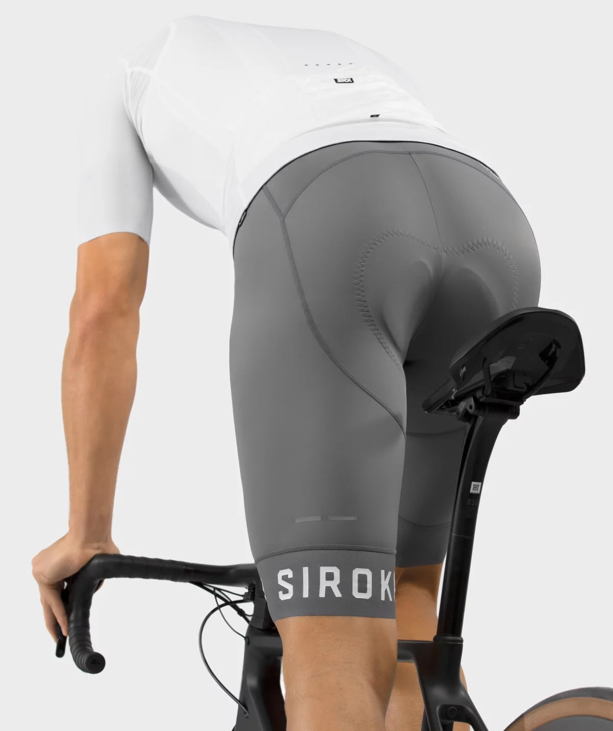 Siroko BX Fassa heren fietsbroek grijs