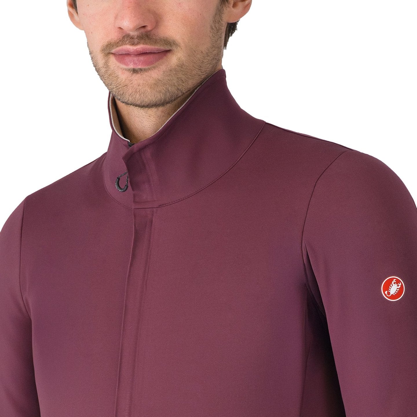 Castelli ALPHA 150 JACKET DEEP BORDEAUX/CLAY