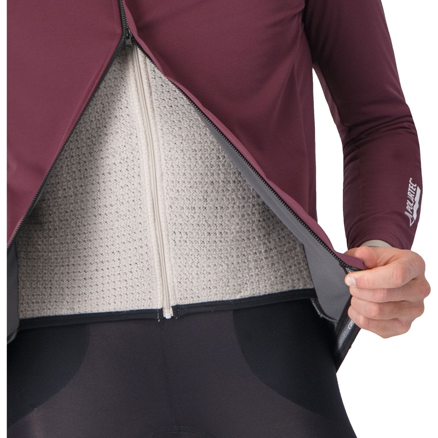 Castelli ALPHA 150 JACKET DEEP BORDEAUX/CLAY