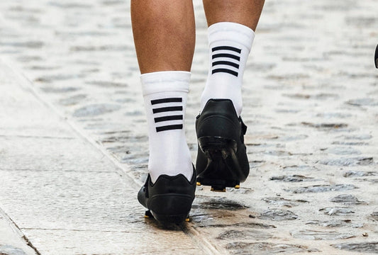 S1 White Gavia Fietssokken