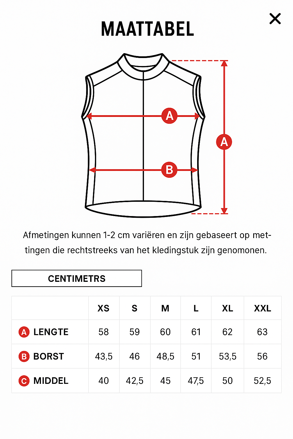 Siroko SC V1 Mareona RSG – Winddicht fietsvest (heren) rood/wit/blauw