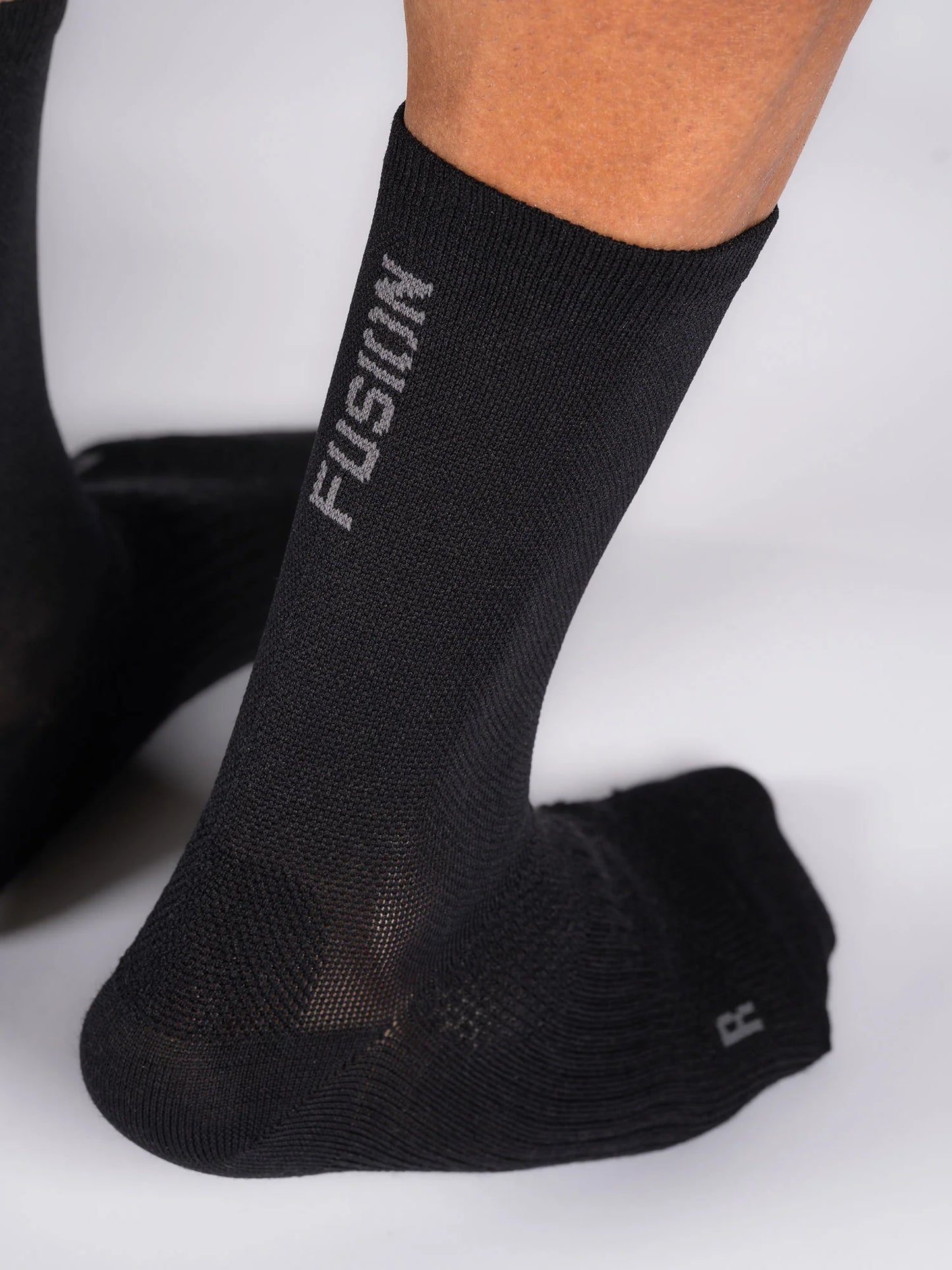 Fusion Cycling Sock Merino fietssokken zwart